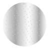 Regadera Redonda de Lluvia Diámetro 40 cm Acero Inoxidable Brillante