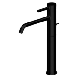 Monomando Alto para Lavabo PAN® Negro Mate STANZA 21.2121.37
