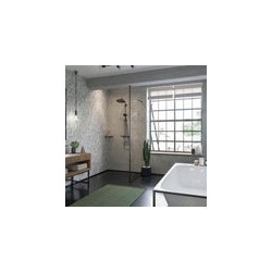 Croma Select S Showerpipe 280 1jet con termostato y teleducha Raindance Select S 120 3jet Hansgrohe Cromo Negro Cepillado 268903