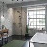 Croma Select S Showerpipe 280 1jet con termostato y teleducha Raindance Select S 120 3jet Hansgrohe Cromo Negro Cepillado 268903