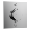 ShowerSelect Comfort E Termostato empotrado para 2 funciones - 5 acabados especiales