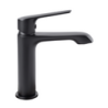 Monomando Corto para Lavabo LIA Negro Urrea 100CL.2