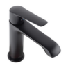 Monomando Corto para Lavabo LIA Negro Urrea 100CL.2